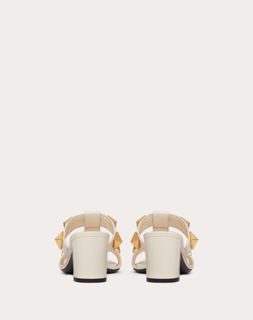 ROMAN STUD CALFSKIN SLIDE SANDAL 60 MM - Image 5